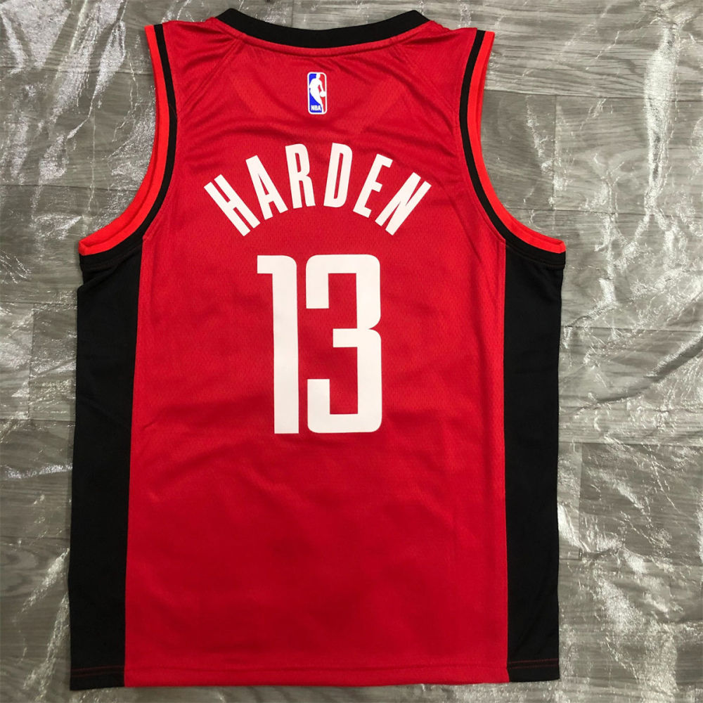 NBA Houston Rockets V-Neck Red Jersey HAEDEN#13 S-XXL