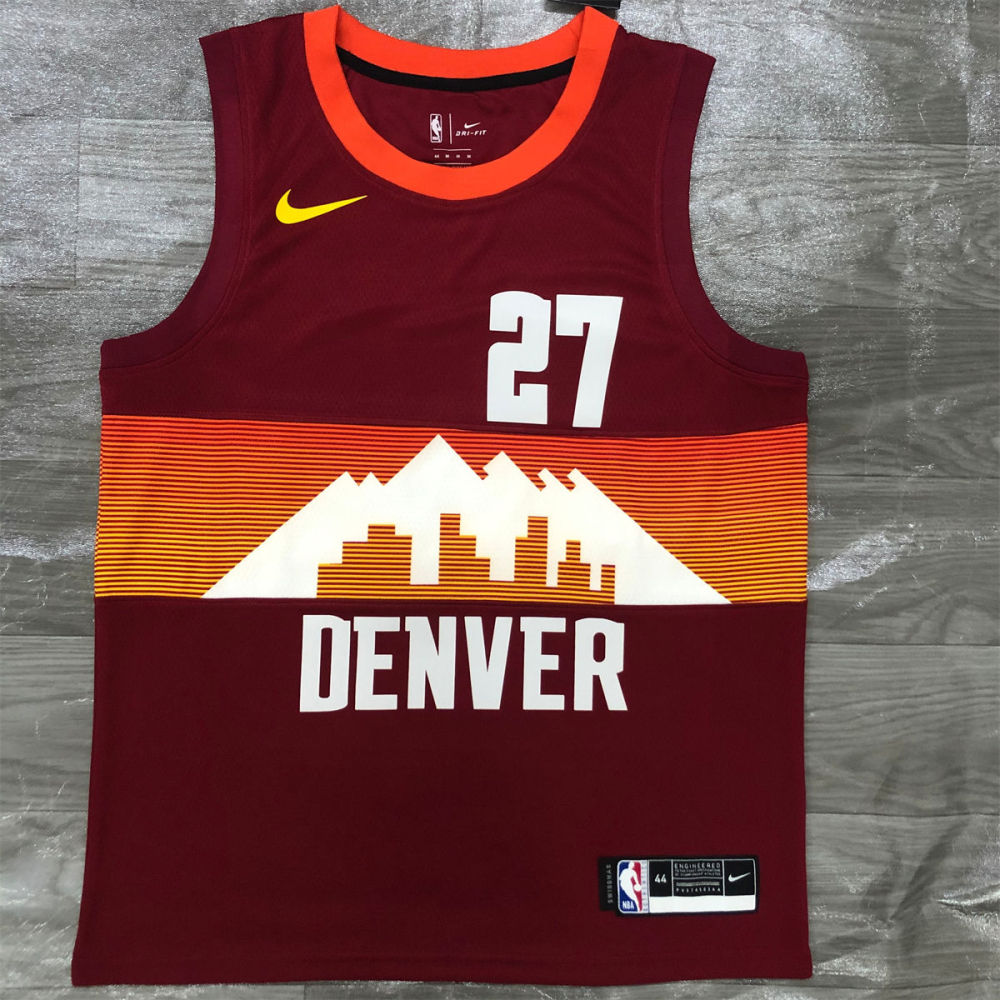 NBA Denver Nuggets Round Neck Red jersey MURRAY#27 S-XXL