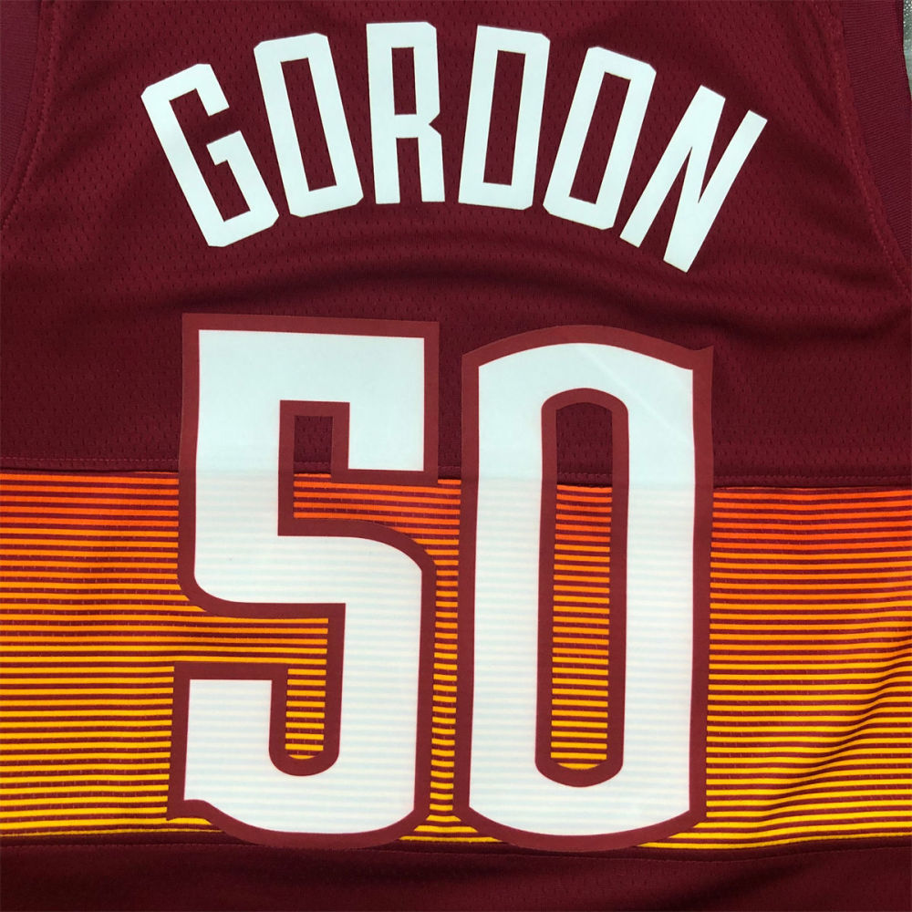 NBA Denver Nuggets Round Neck Red jersey GORDON#50 S-XXL