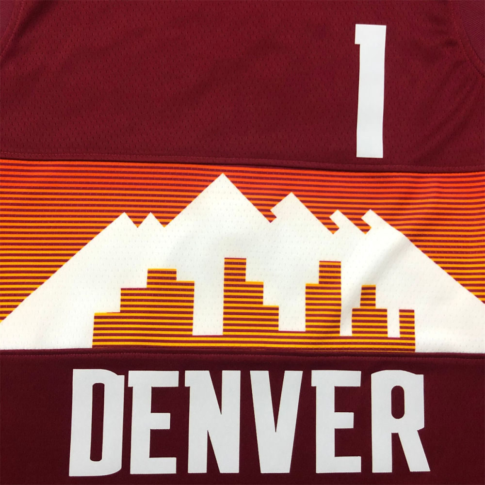 NBA Denver Nuggets Round Neck Red jersey PORTER JR.#1 S-XXL