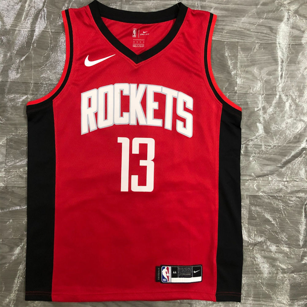 NBA Houston Rockets V-Neck Red Jersey HAEDEN#13 S-XXL