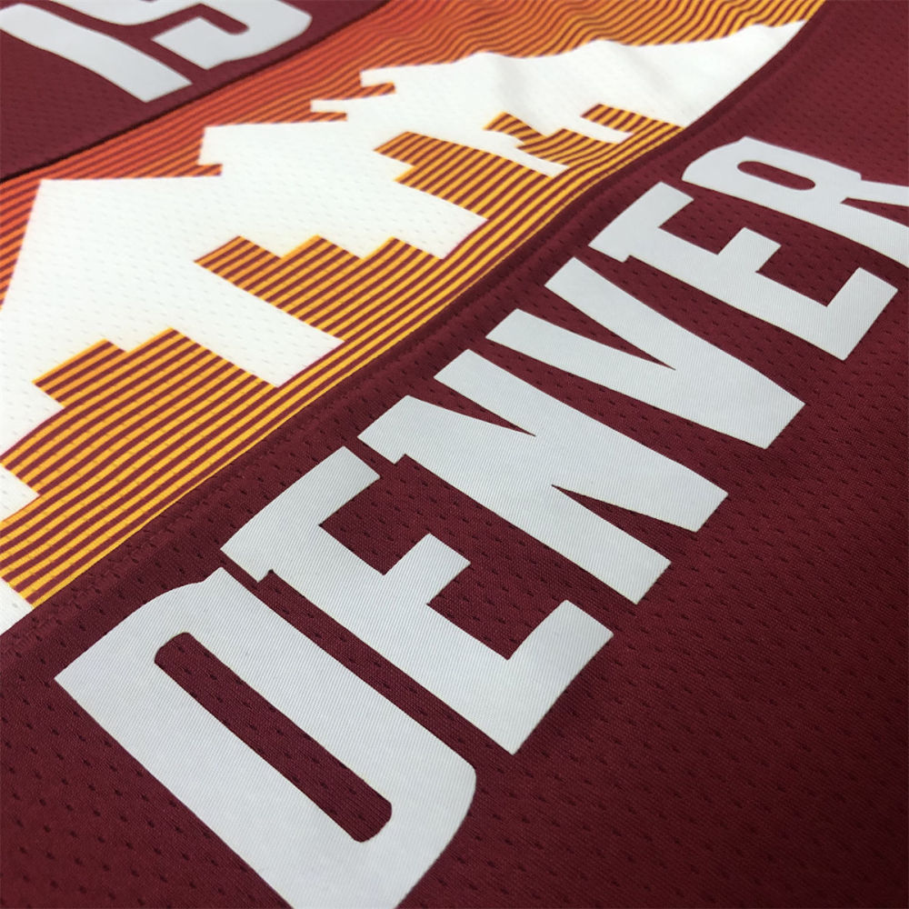 NBA Denver Nuggets Round Neck Red jersey Jokić#15 S-XXL