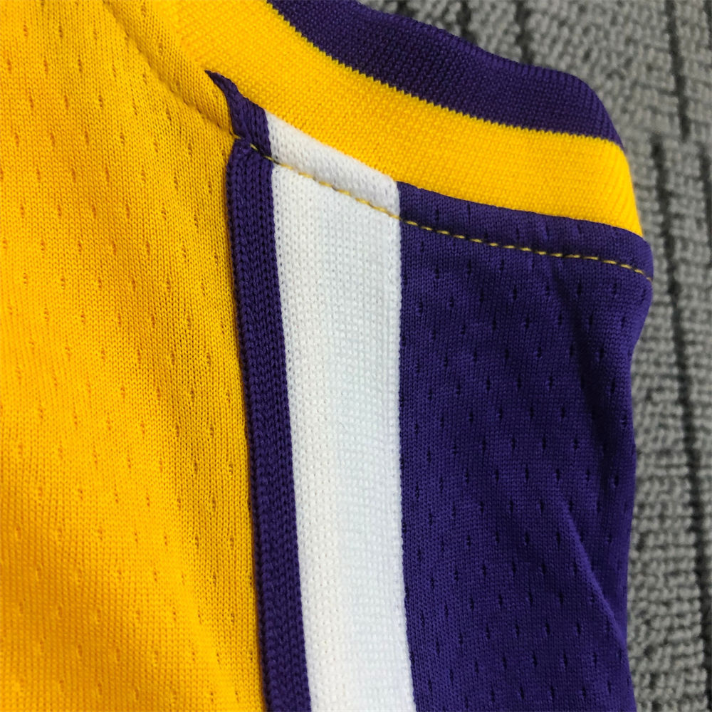 NBA Los Angeles Lakes V-Neck Golden Jersey ANTHONY#7 S-XXL