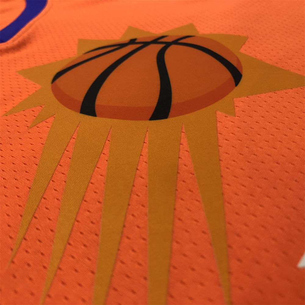 NBA Phoenix Suns V-Neck Orange jersey NASH#13 S-XXL
