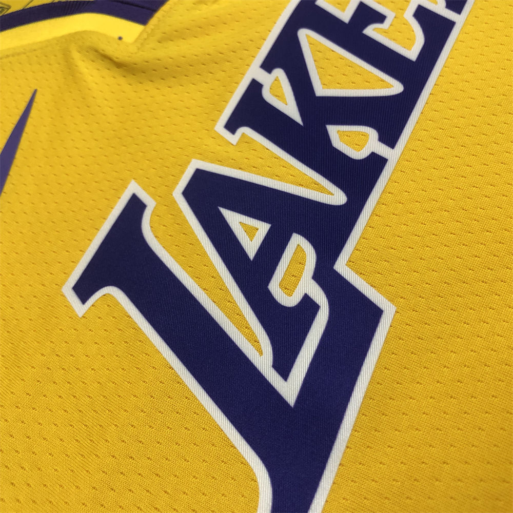 NBA Los Angeles Lakes V-Neck Golden Jersey ANTHONY#7 S-XXL