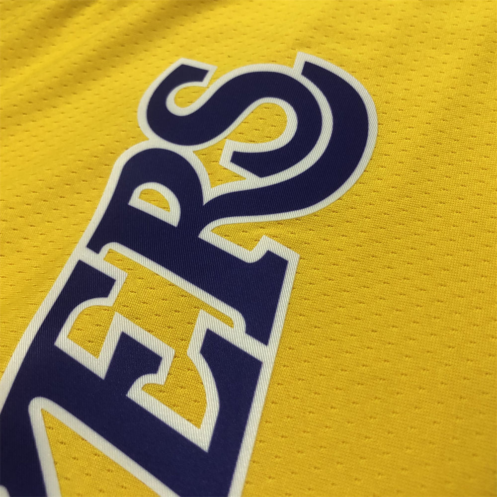 NBA Los Angeles Lakes V-Neck Golden Jersey ANTHONY#7 S-XXL