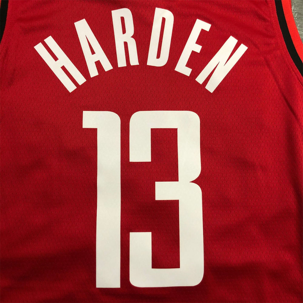 NBA Houston Rockets V-Neck Red Jersey HAEDEN#13 S-XXL