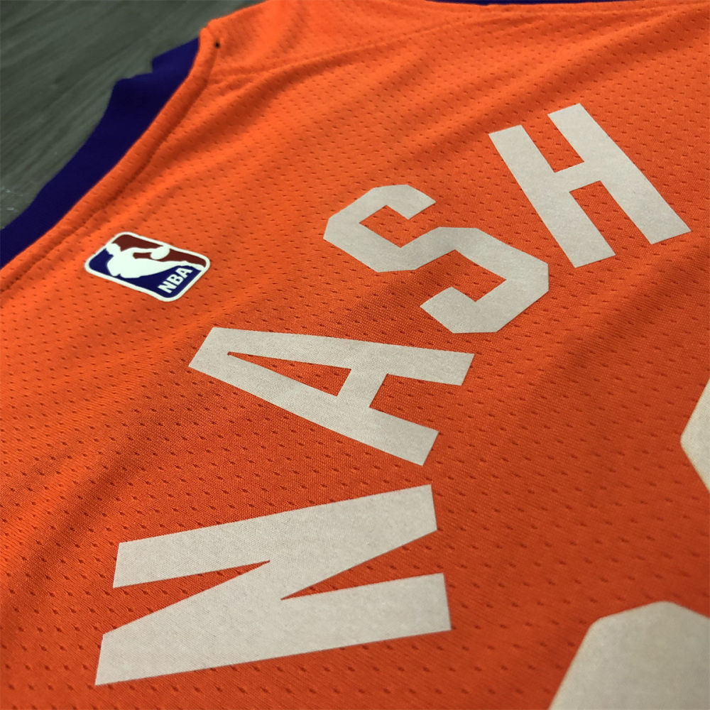 NBA Phoenix Suns V-Neck Orange jersey NASH#13 S-XXL