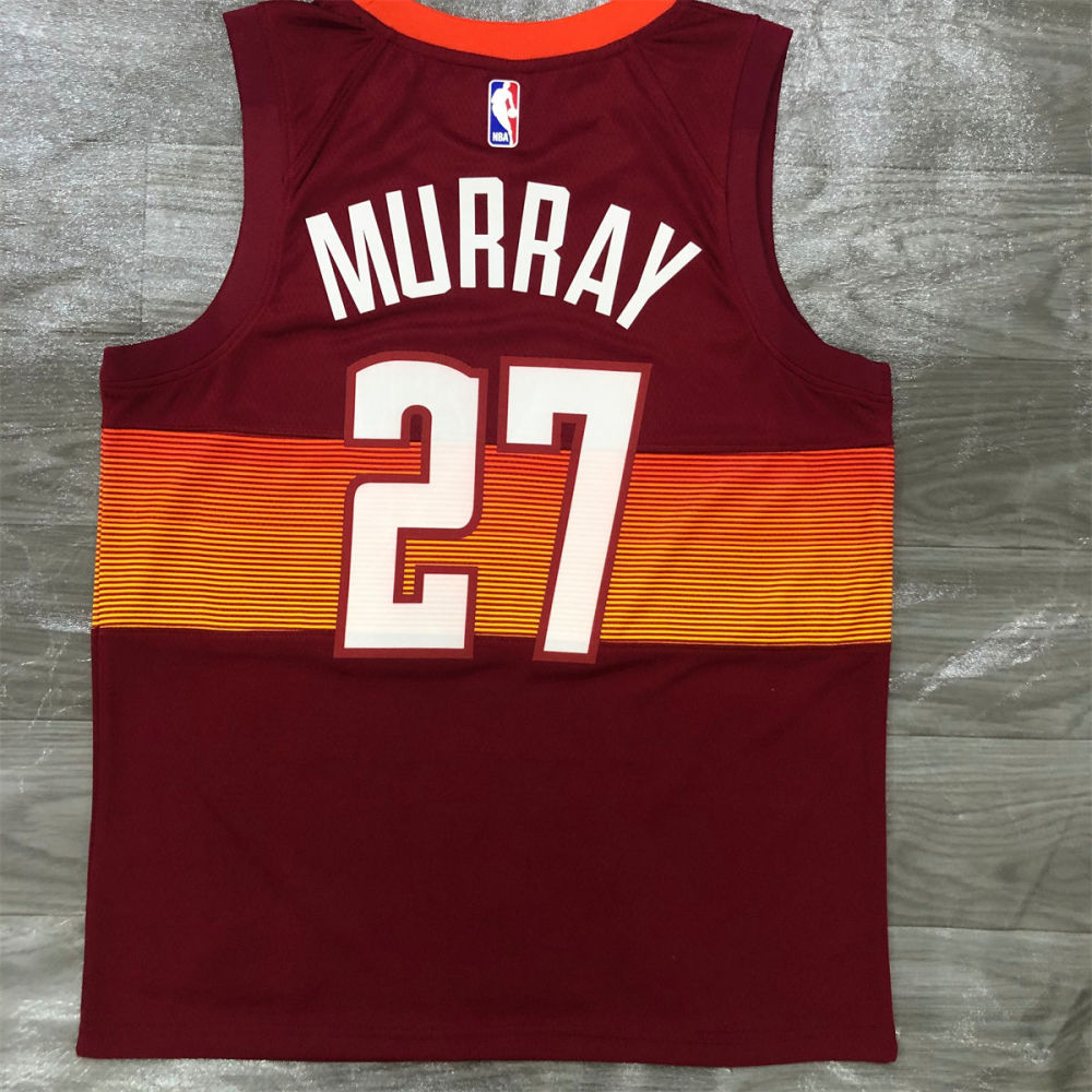 NBA Denver Nuggets Round Neck Red jersey MURRAY#27 S-XXL