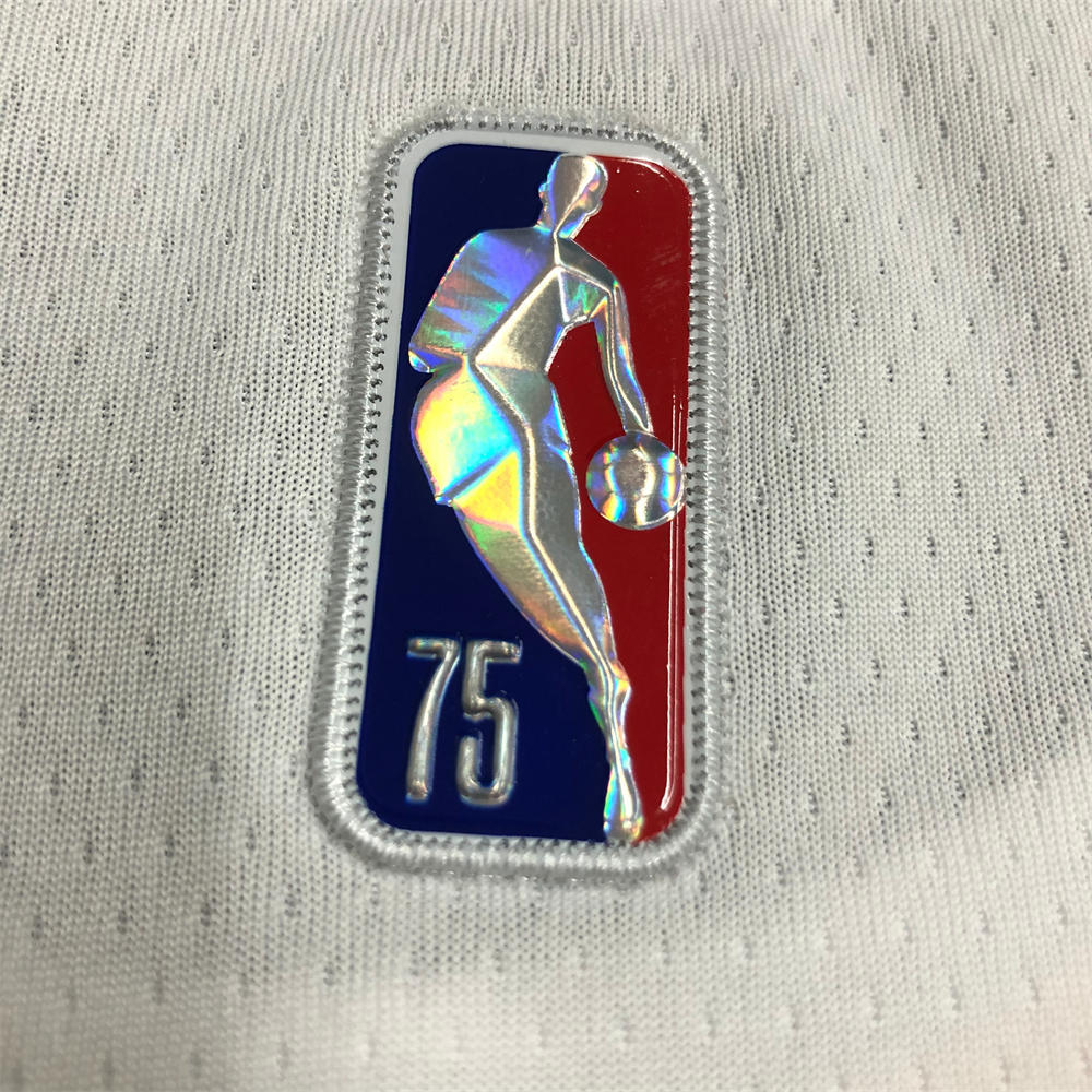 NBA Los Angeles Lakes Round Neck 75th anniversary White Jersey WESTBROOK#0 S-XXL
