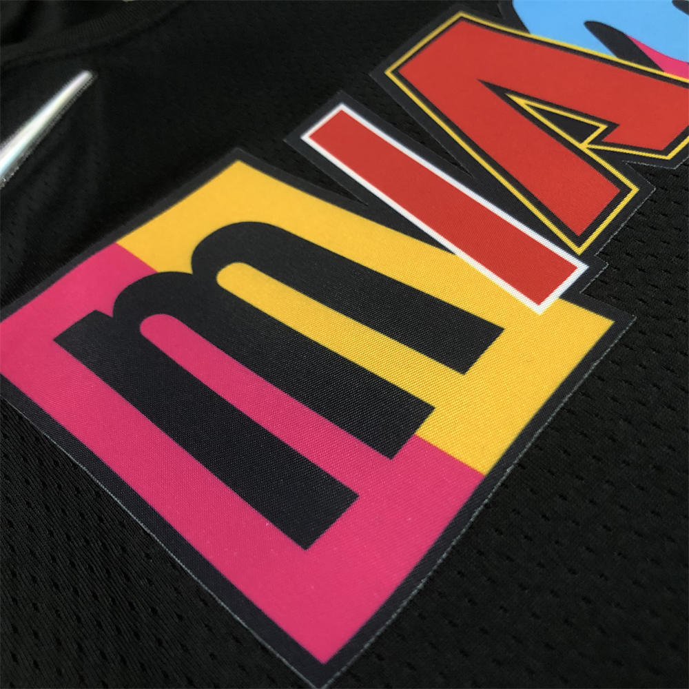 NBA Miami Hearts Round Neck Black 75th Anniversary Jersey HERRO#14 S-XXL