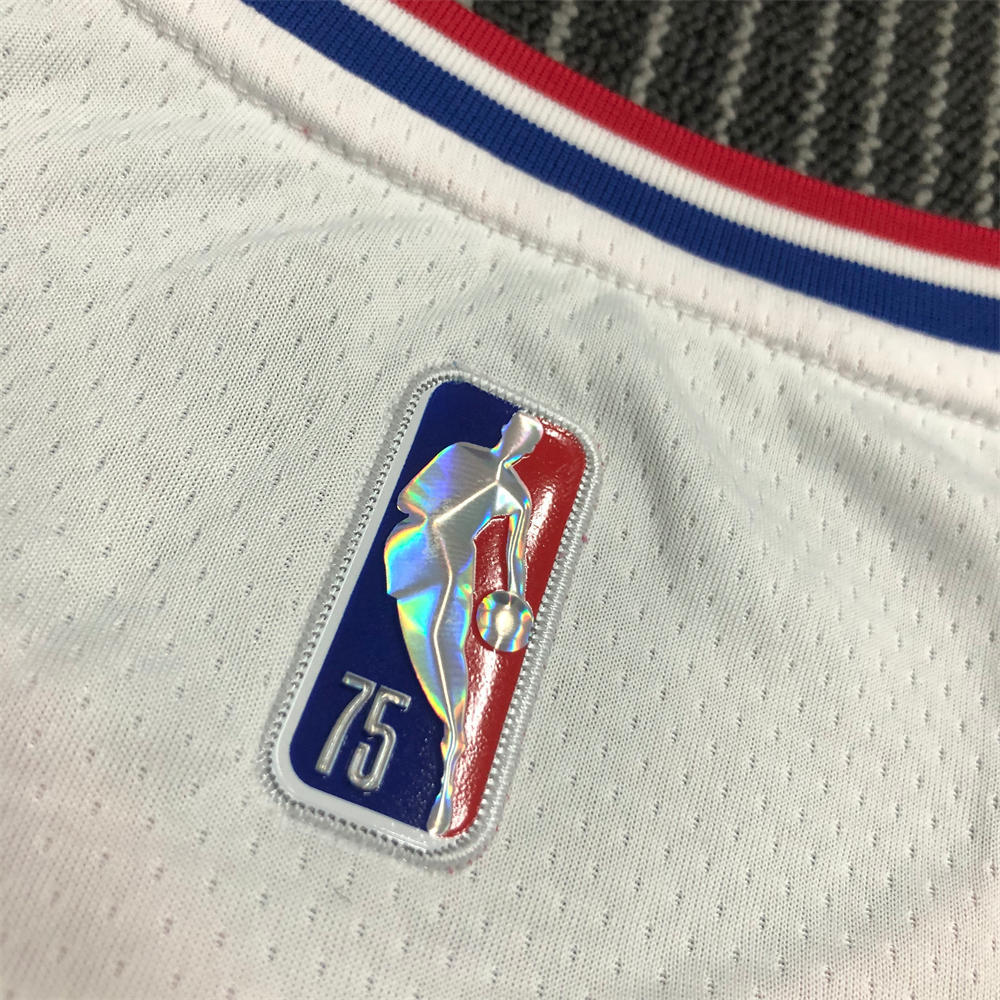 NBA Los Angeles Clippers V-Neck White Anniversary Jersey LEONARD#2 S-XXL