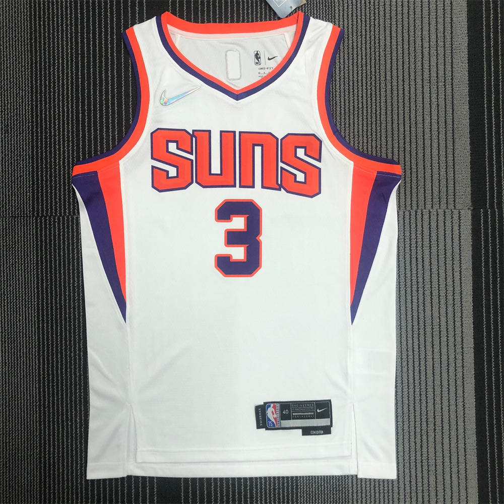NBA Phoenix Suns V-Neck White 75th Anniversary PAUL#3 jersey S-XXL