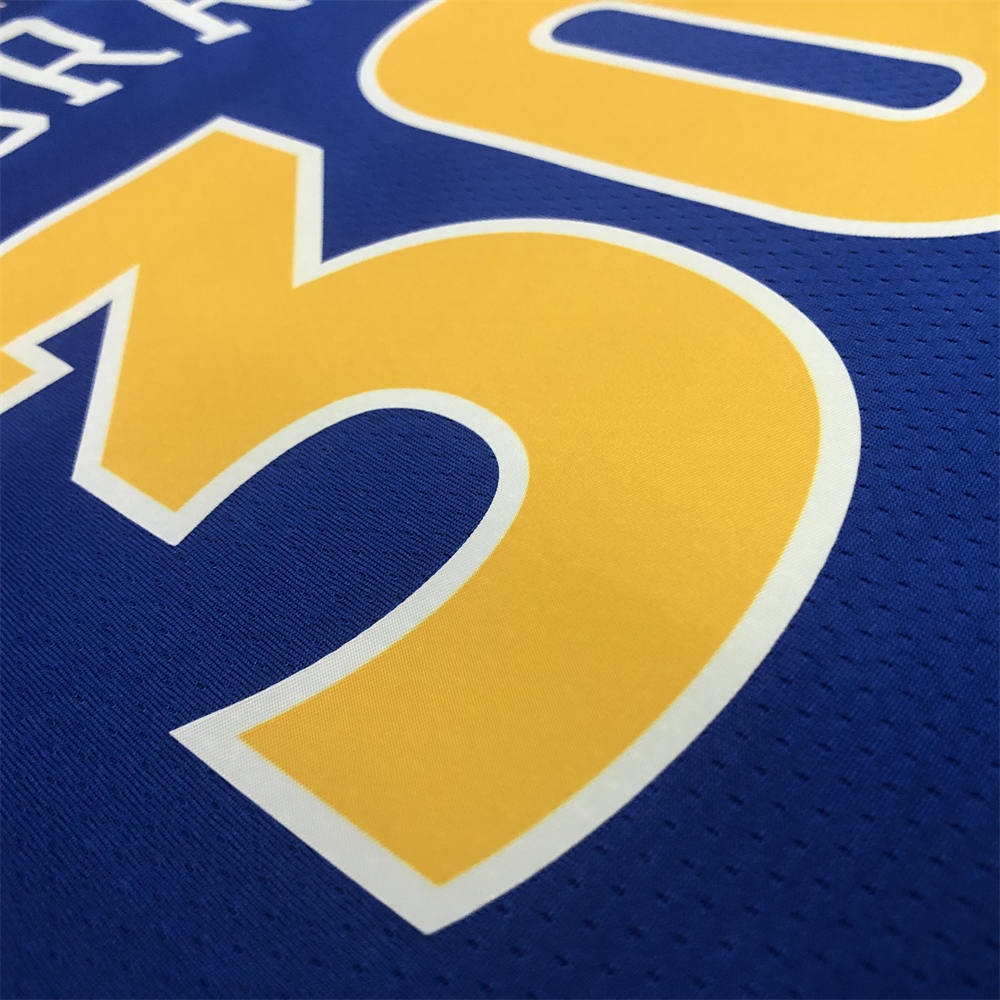 NBA Golden State Warriors Round Neck Blue Jersey CURRY#30 S-XXL