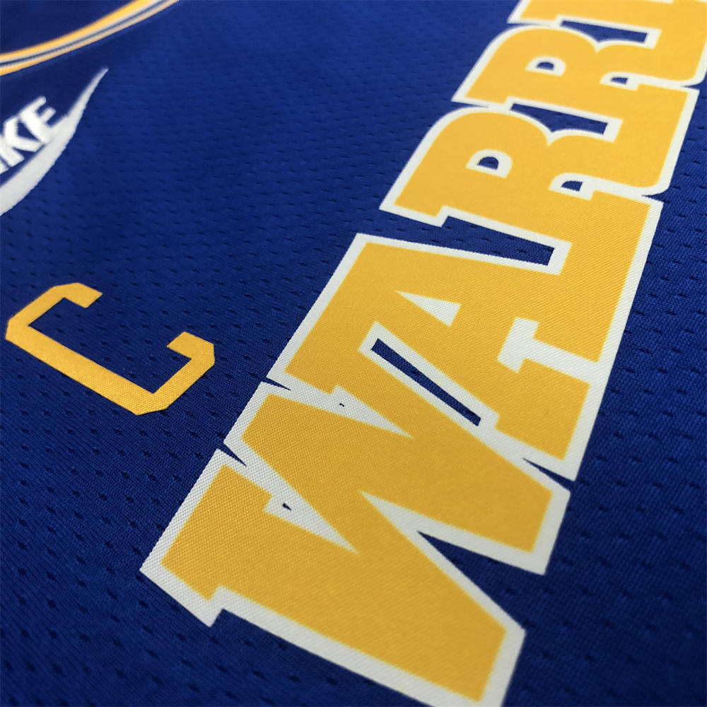 NBA Golden State Warriors Round Neck Blue Jersey CURRY#30 S-XXL