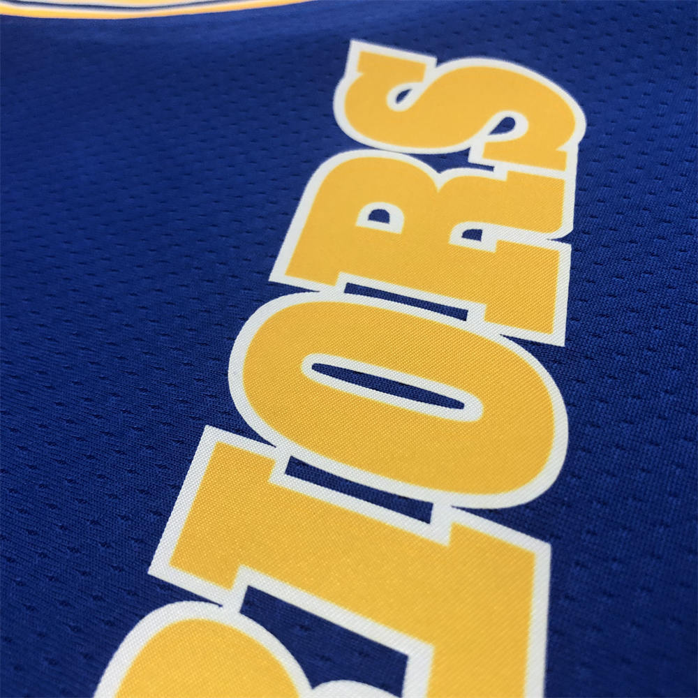 NBA Golden State Warriors Round Neck Blue Jersey CURRY#30 S-XXL