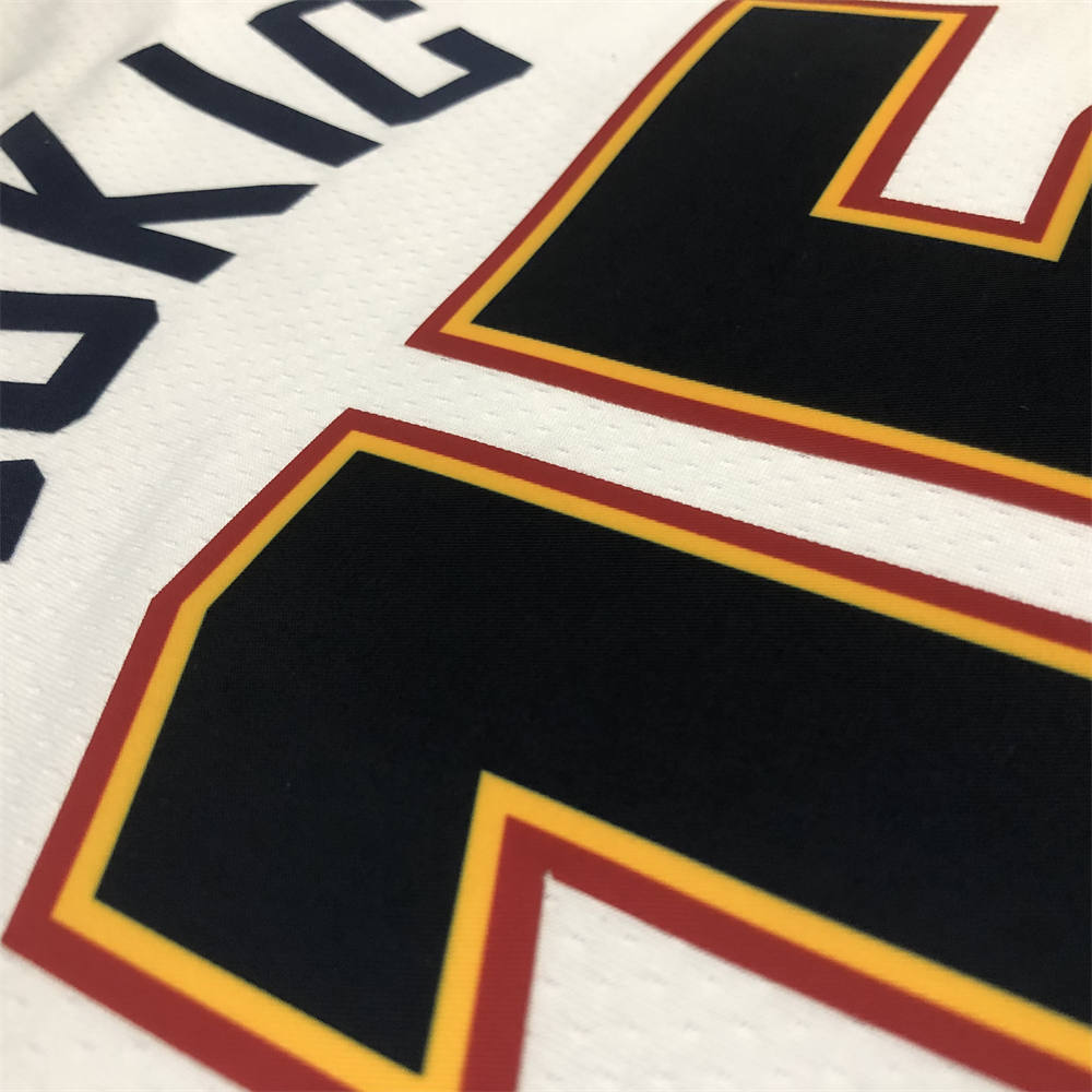NBA Denver Nuggets Round Neck White jersey Jokić#15 S-XXL