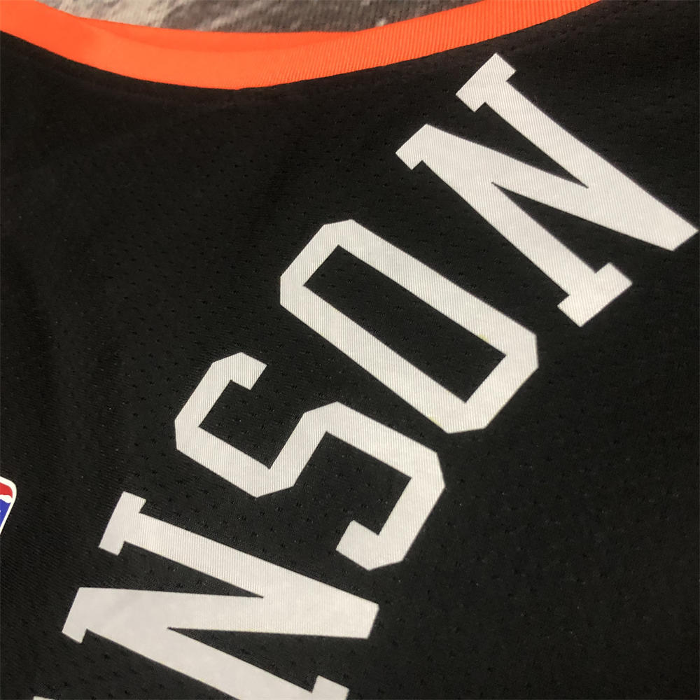 NBA New York Knicks V-Neck City Edition Black jersey BRUNSON#11 S-XXL