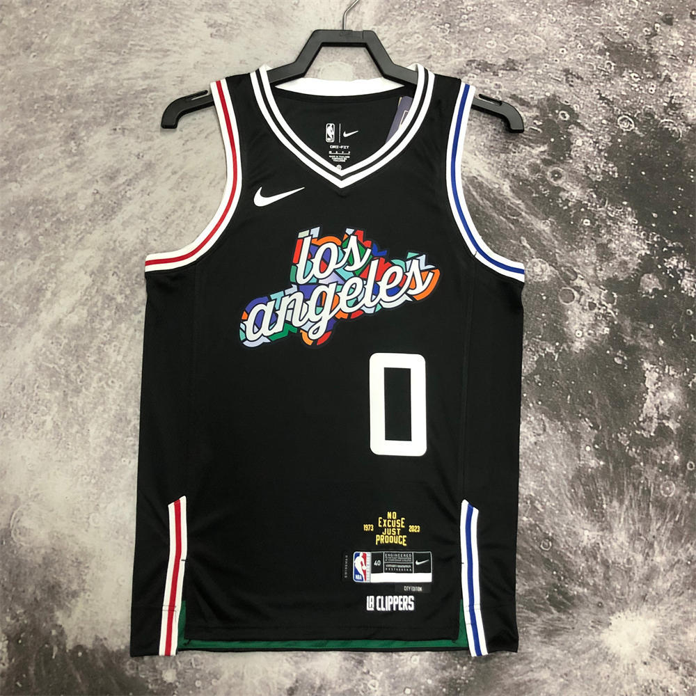 NBA Los Angeles Clippers Jersey WESTBROOK#0 S-XXL