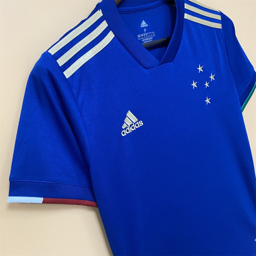 2021/22 Cruzeiro Home Blue jersey Fan Version