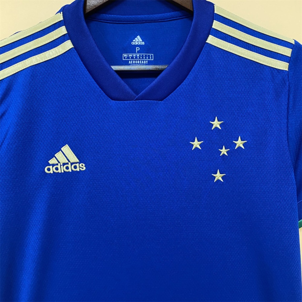 2021/22 Cruzeiro Home Blue jersey Fan Version