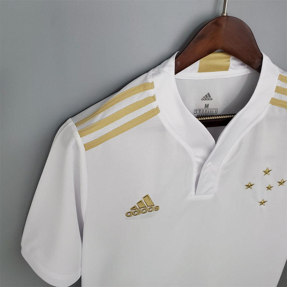 2021/22 Cruzeiro Away White jersey Fan Version