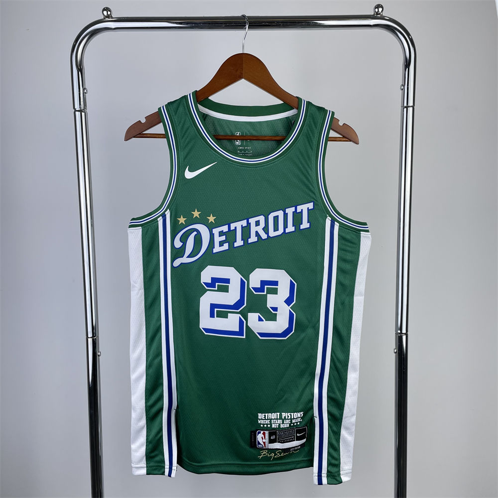 NBA Detroit Pistons Cade IVEY#23 2022/23 City Edition Swingman Jersey S-XXL