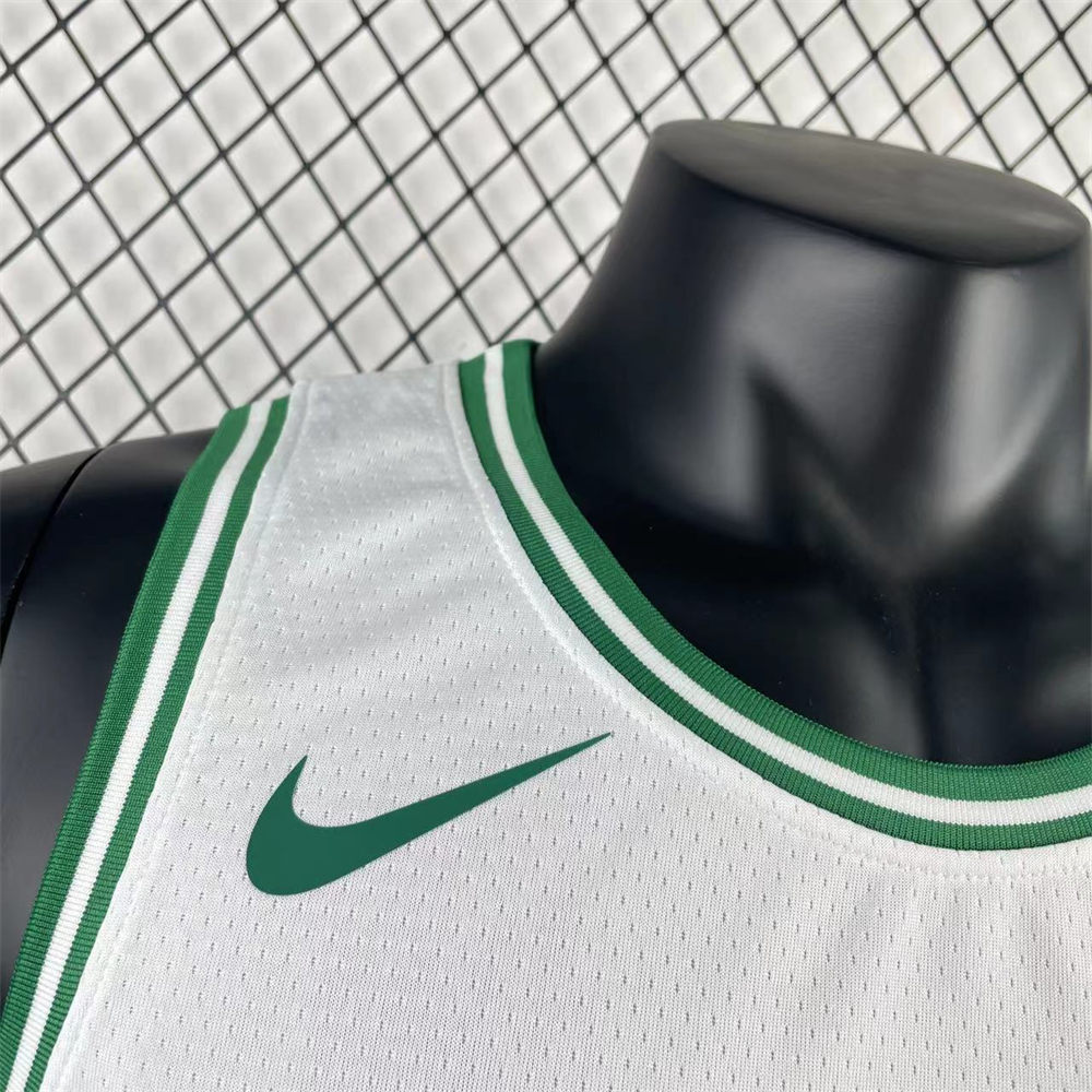 NBA Boston Celtics Round Neck White Jersey TATUM#0 S-XXL