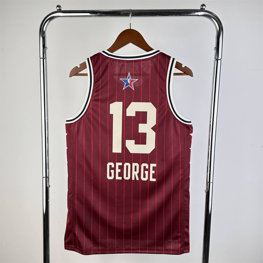 NBA All-Star 2024 Red Jersey GEORGE#13 S-XXL