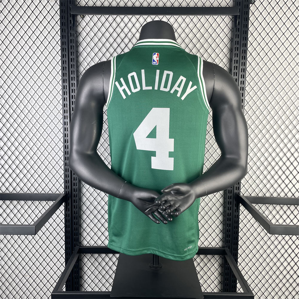 NBA Boston Celtics Jayson HOLIDAY#4 2022/23 Kelly Green Icon Edition Swingman Jersey S-XXL