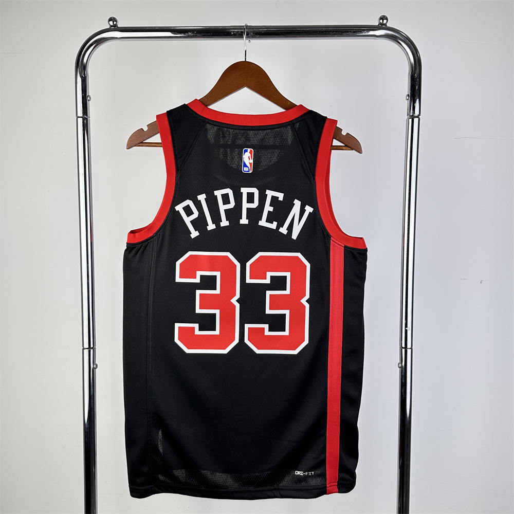 NBA Chicago Bulls Michael PIPPEN#33 23/24 Swingman Jersey - City Edition s-xxl