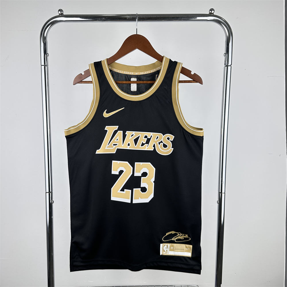 NBA Los Angeles Lakers 2024 Honor Edition Black Jersey JAMES#23 S-XXL
