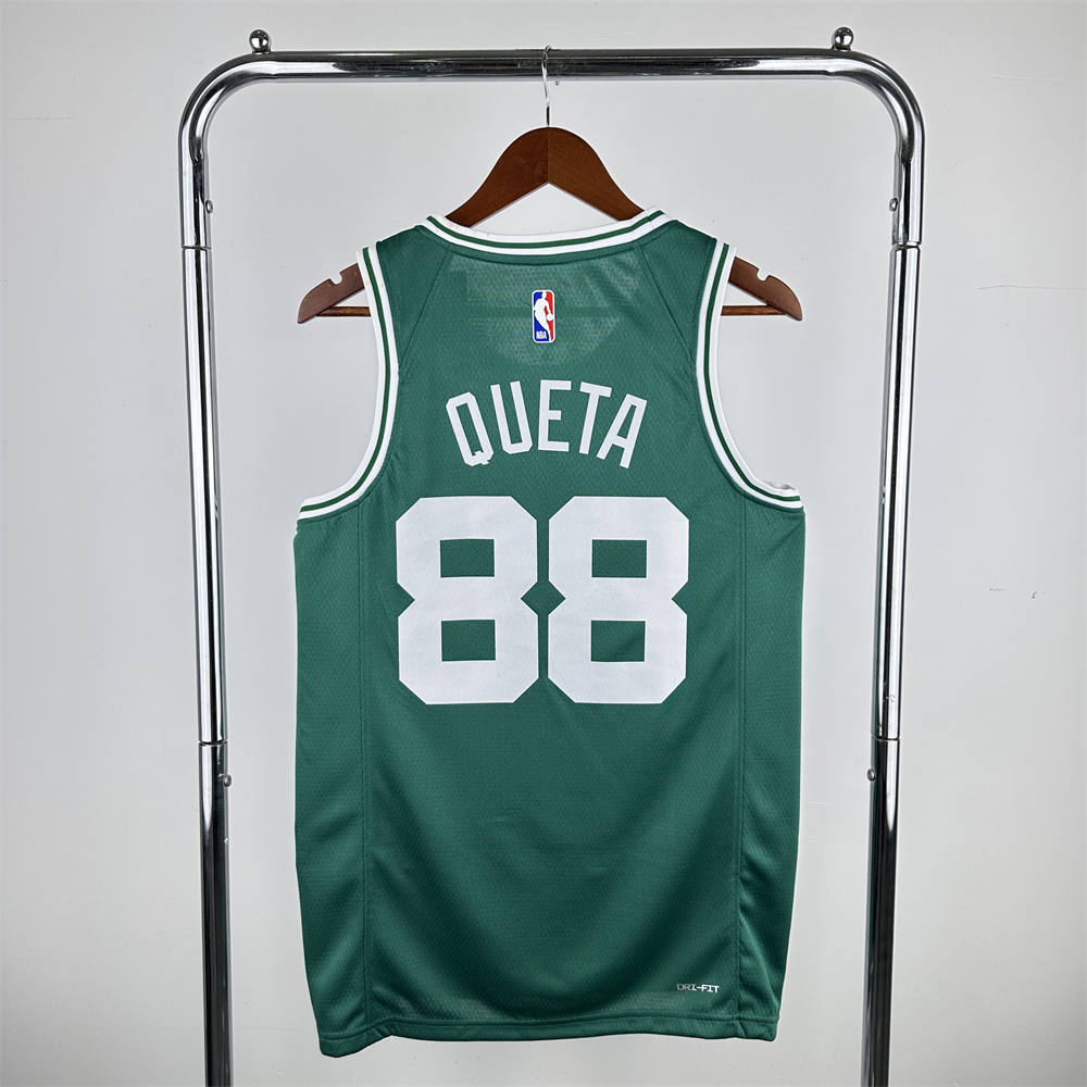NBA Boston Celtics Jayson QUETA#88 2022/23 Kelly Green Icon Edition Swingman Jersey S-XXL