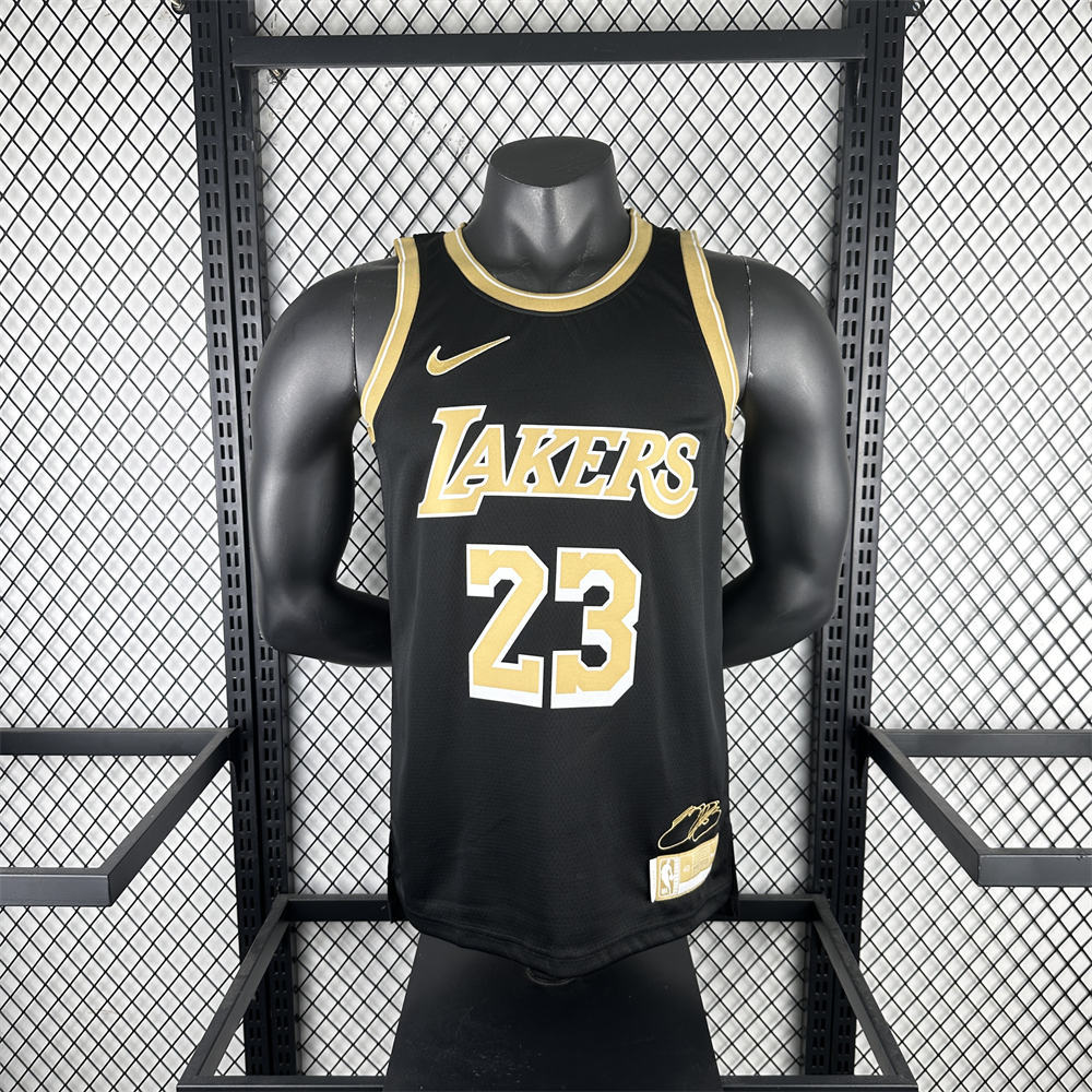 NBA Los Angeles Lakers 2024 Honor Edition Black Jersey JAMES#23 S-XXL