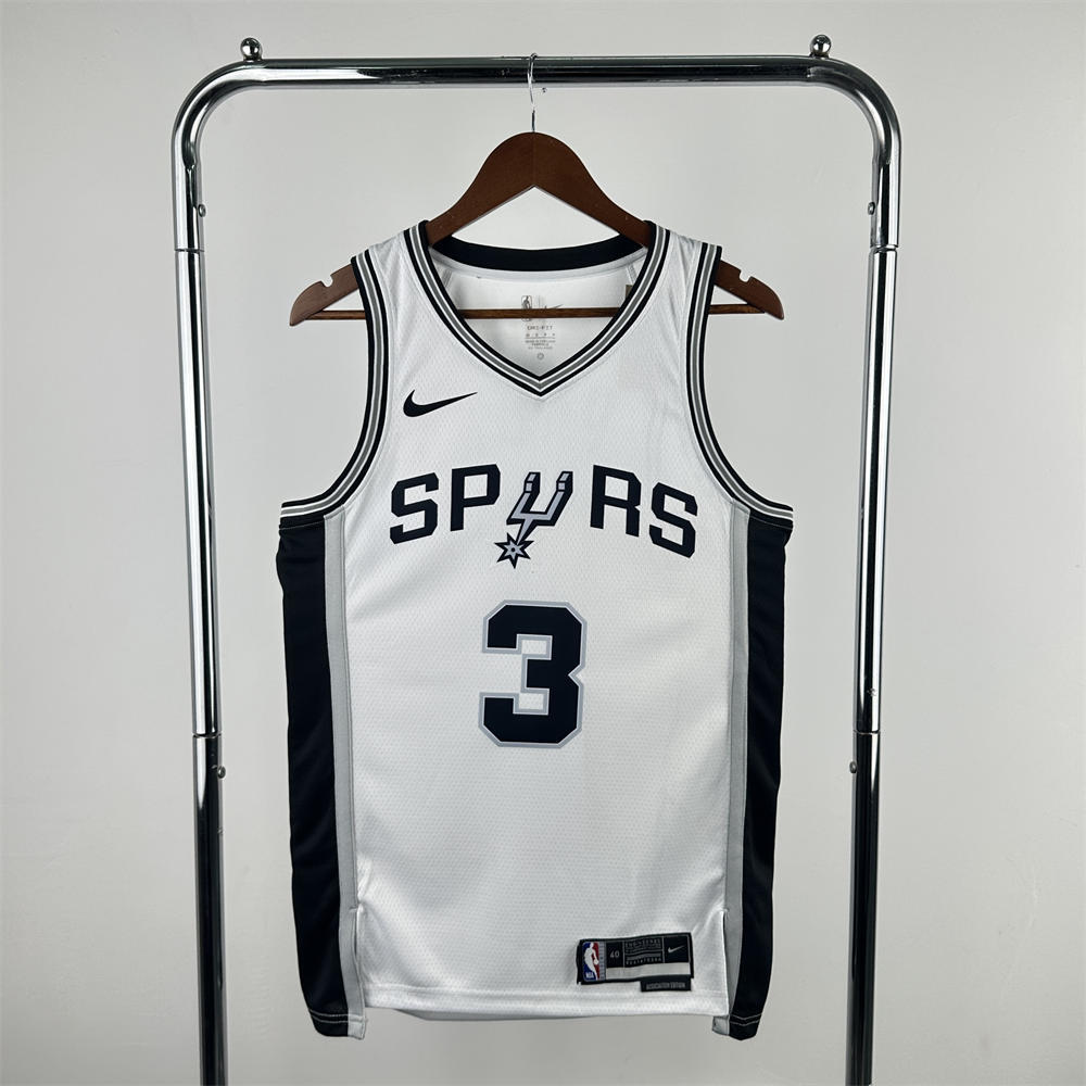 NBA San Antonio Spurs PAUL#3 2022/23 White Icon Edition Swingman Jersey S-XXL