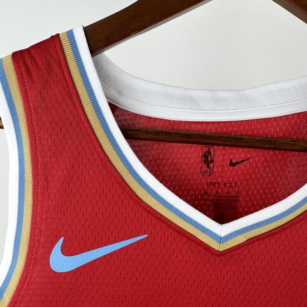 NBA Memphis Grizzies 24/25 City Edition Red jersey MORANT#12 S-XXL