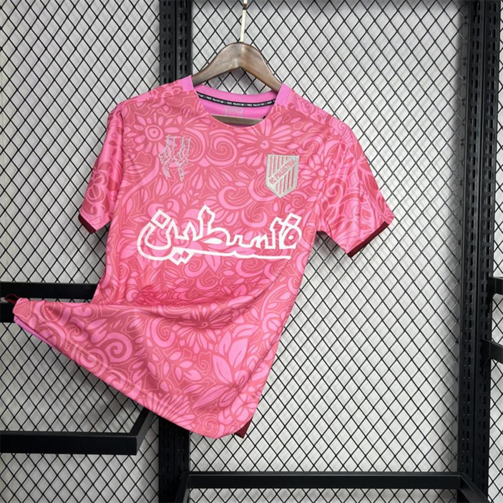 2023/24 CD Palestino Pink training pre-match training Jersey Fan Version