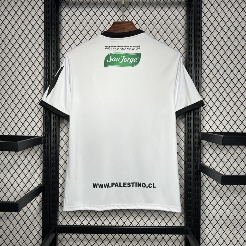 2024/25 CD Palestino White Graffiti Jersey Fan Version