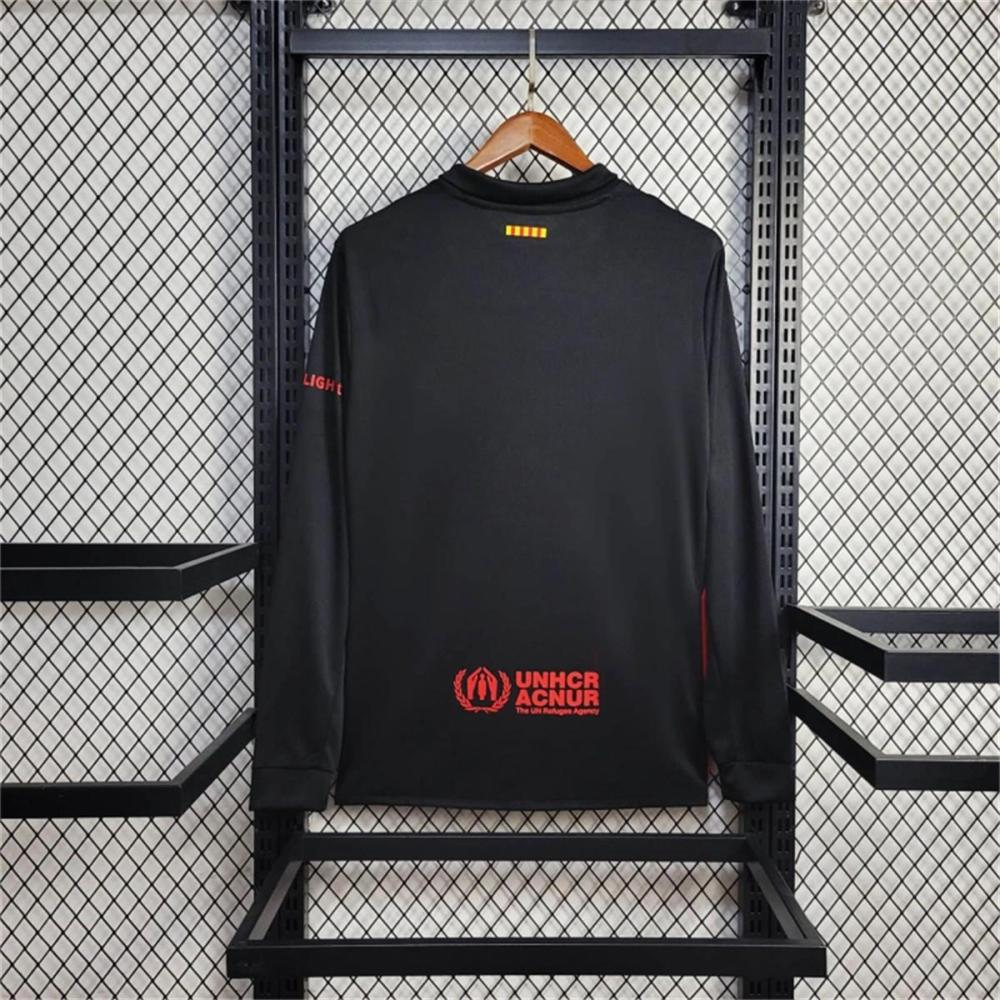 24/25 Barcelona Away Long Sleeve jersey Fan Version