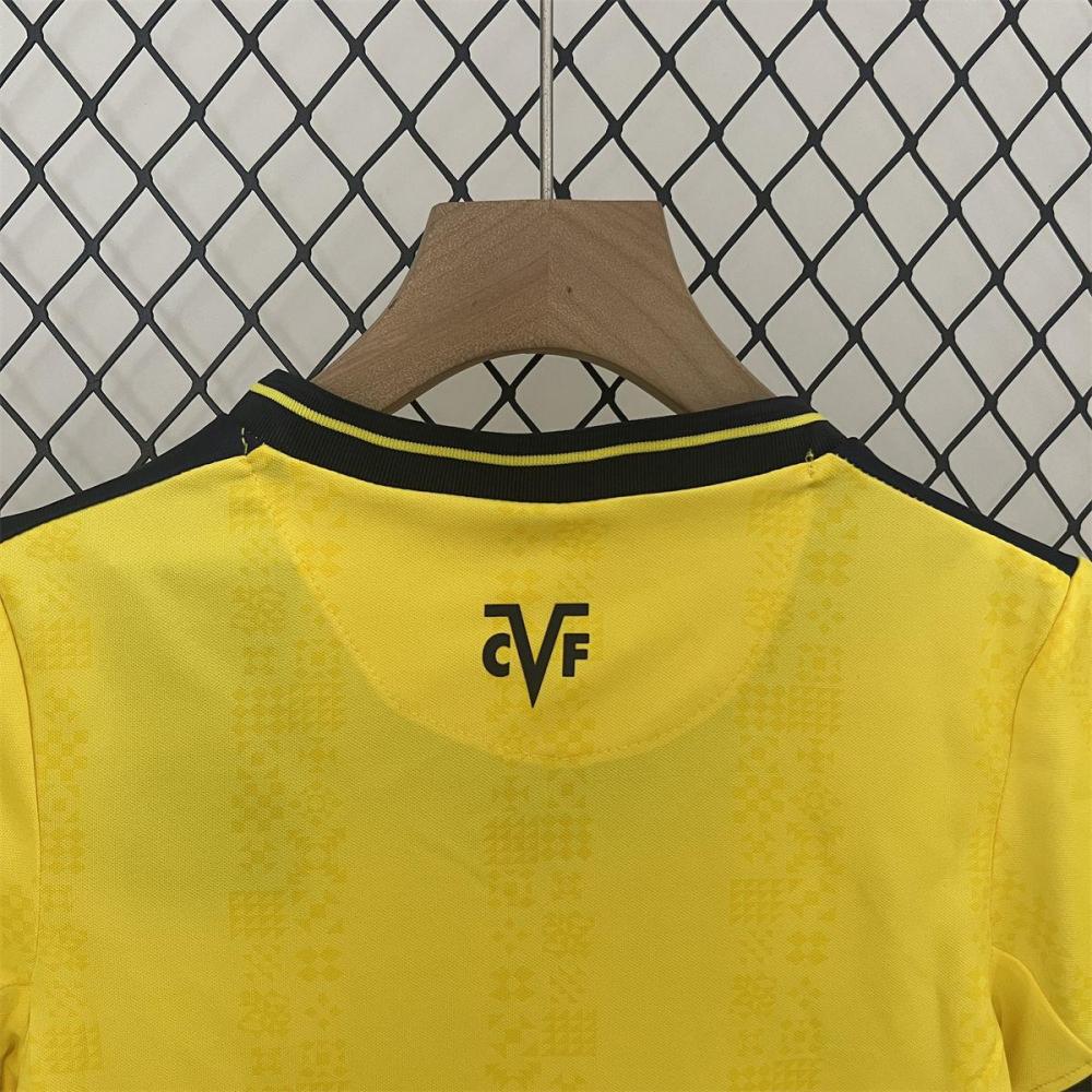 24/25 Kids Villarreal Home jersey Kid Kits Size 16-28