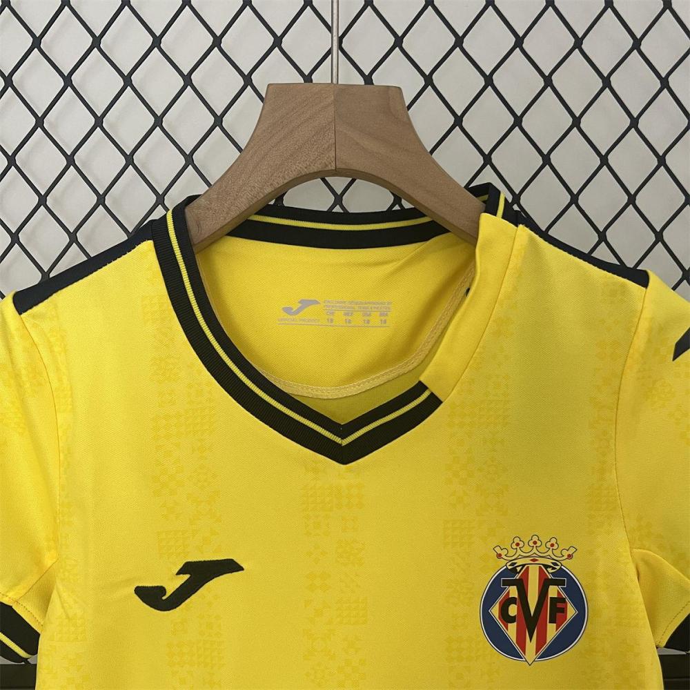 24/25 Kids Villarreal Home jersey Kid Kits Size 16-28