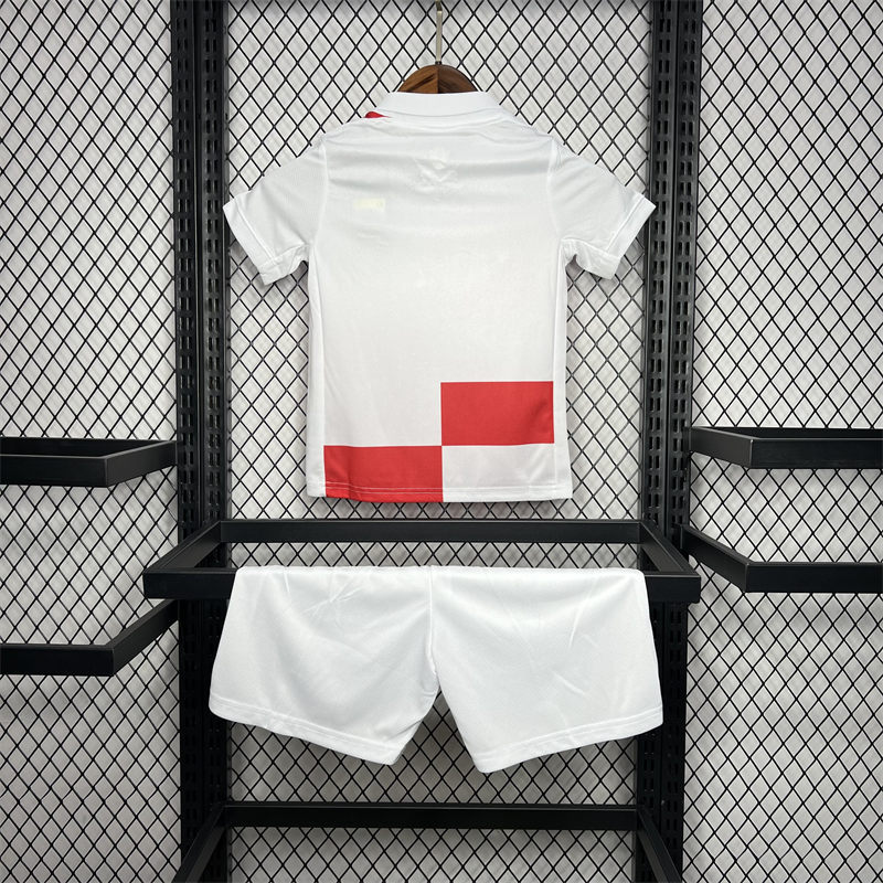 24/25 Croatia Home jersey Kid Kits Size 16-28