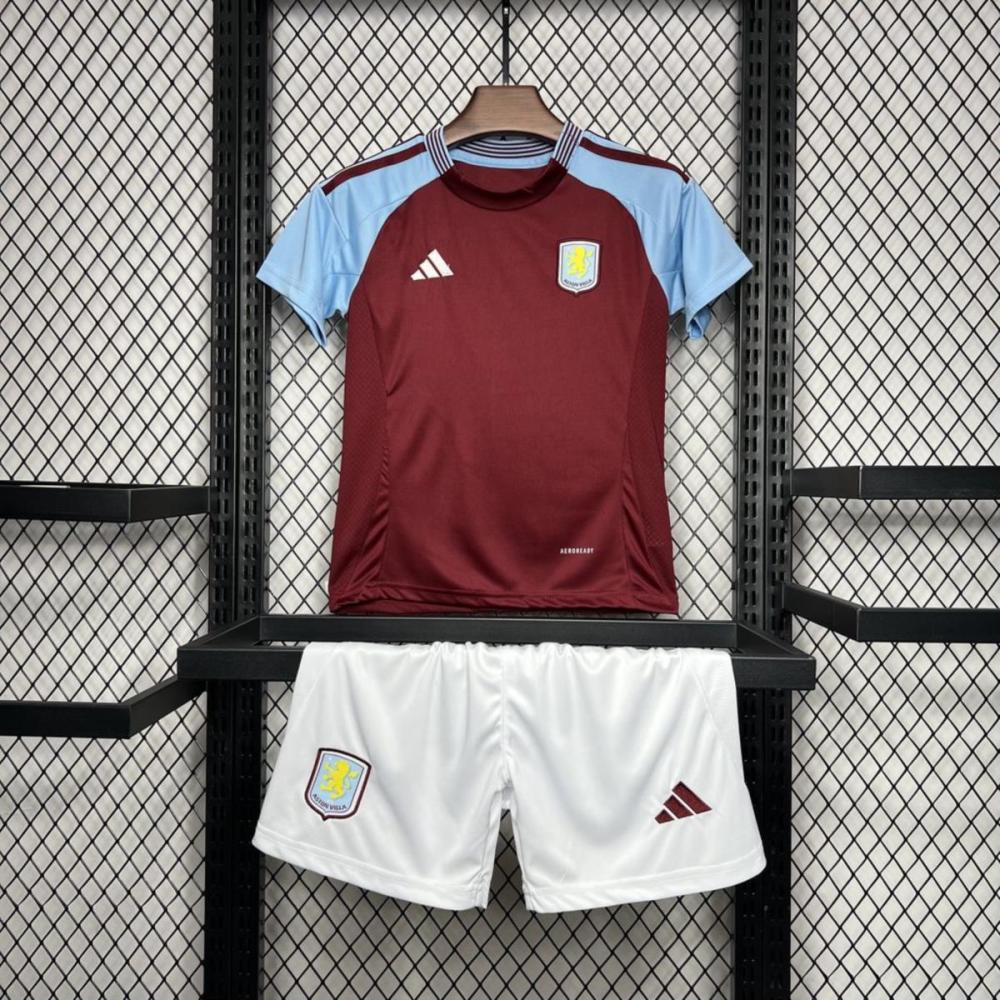 2024/25 Aston Villa Home jersey Kid Kits Size 16-28