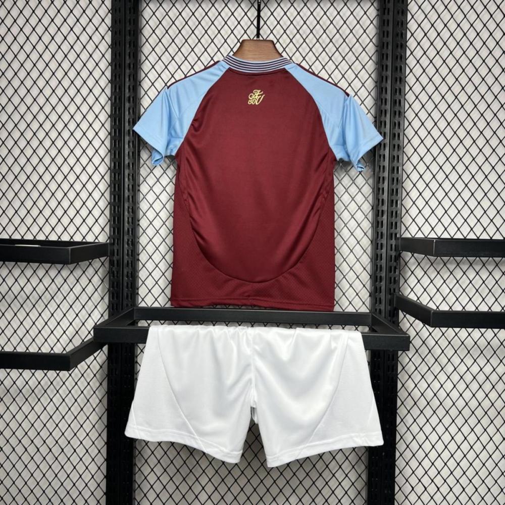 2024/25 Aston Villa Home jersey Kid Kits Size 16-28
