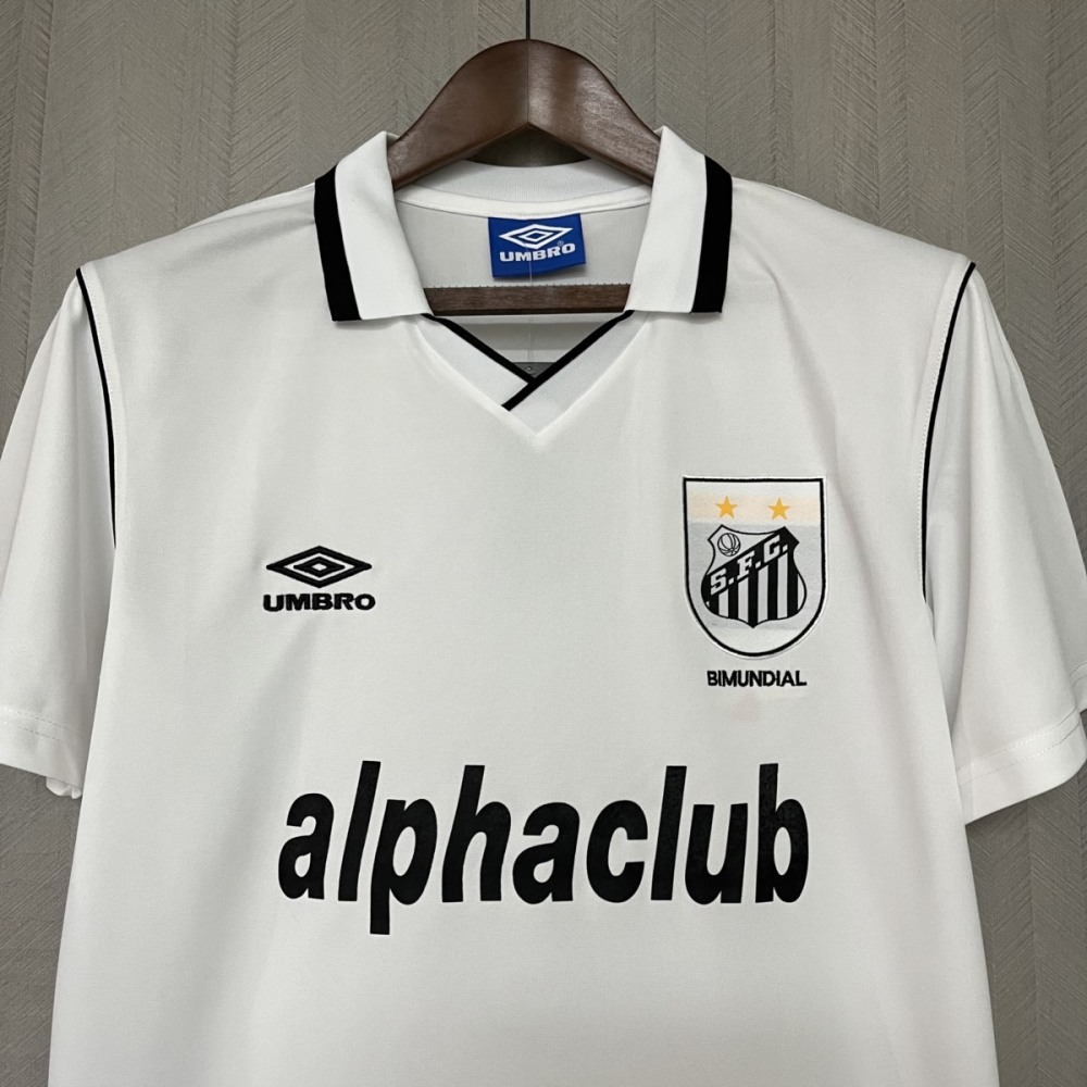 Retro Santos 2001 Home jersey Fan Version