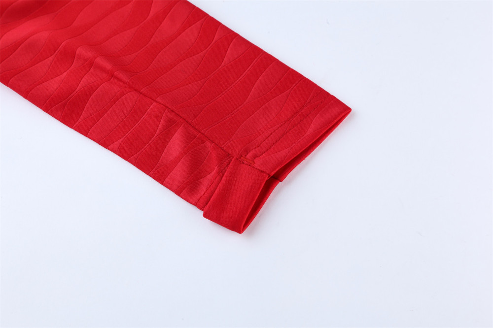 2021 Liverpool Red Long-sleeved half-pull training kit Football team kit