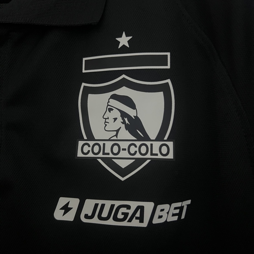 25/26 Colo Colo Black Polo Jersey Fan Version