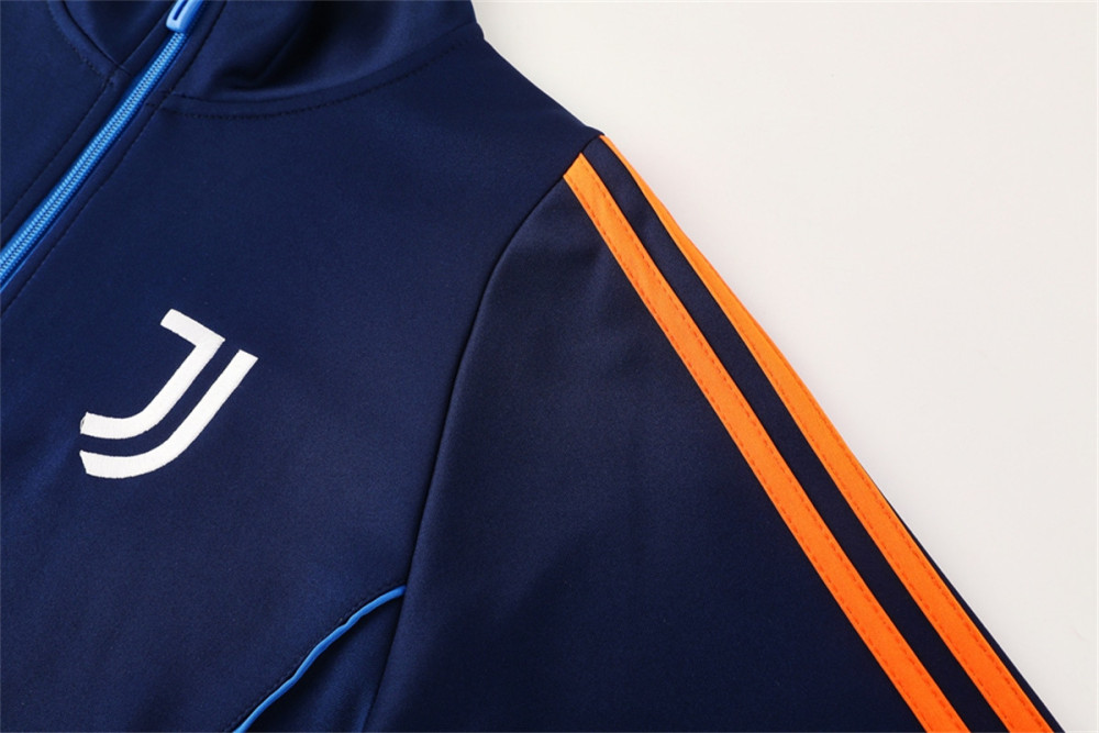 2024 Juventus Royal Blue Jacket Training Suit Set Football Team Shirt Sports Fashion
