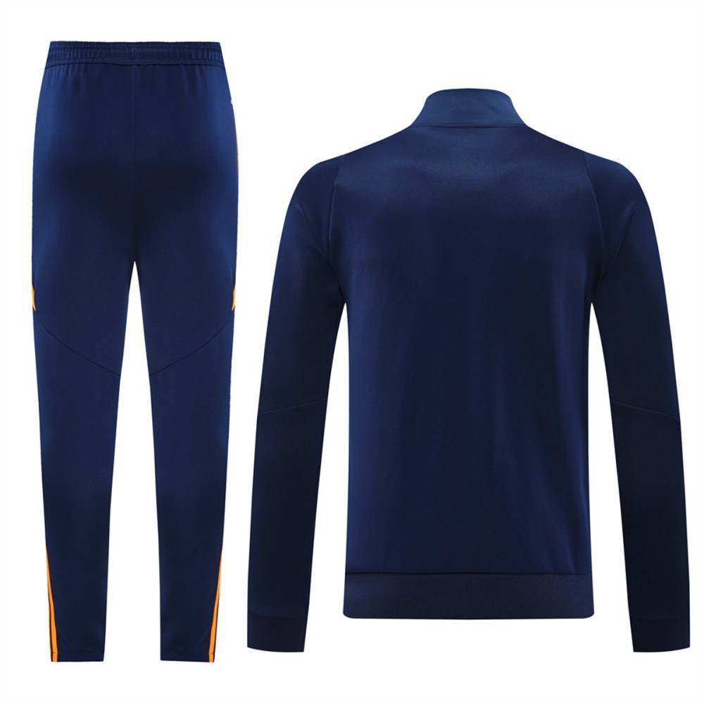 2024 Juventus Royal Blue Jacket Training Suit Set Football Team Shirt Sports Fashion