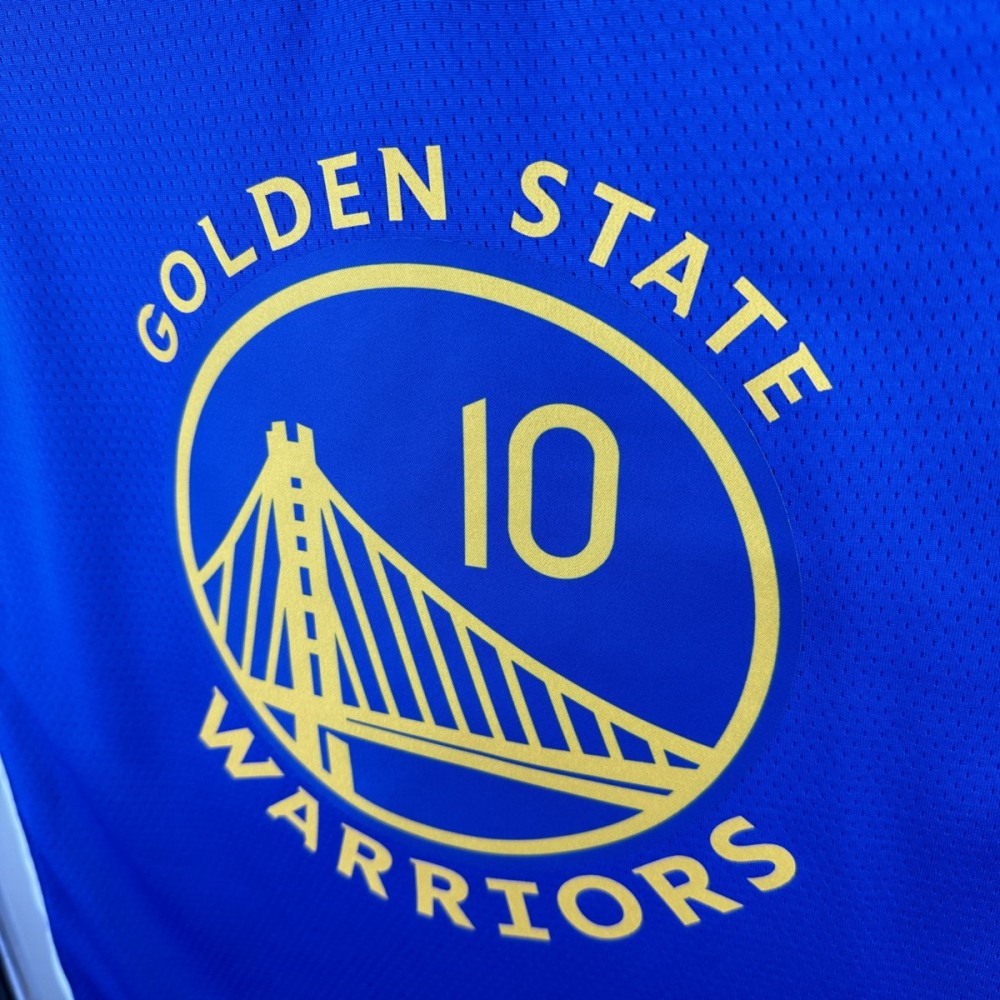 NBA Golden State Warriors V-Neck Mexico Edition Blue Jersey BUTLER Ⅲ #10 S-XXL